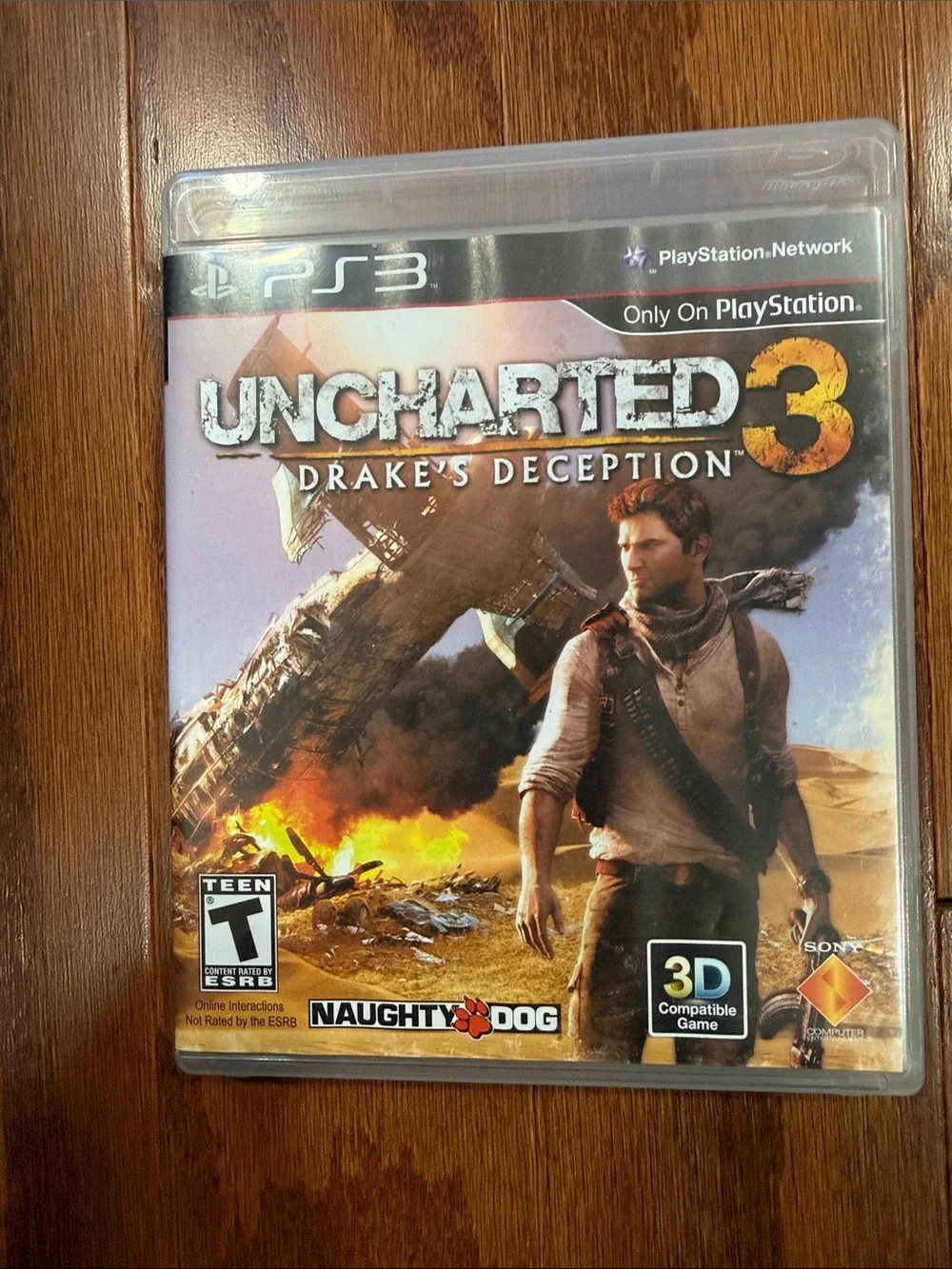 Uncharted 3 Drake’s Deception PS3 Game with Case and Manual